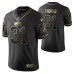 New York Giants Michael Thomas 100th Season Jersey Black Gold Logo Edition