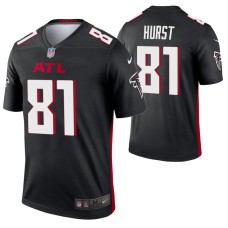 Men Hayden Hurst #81 Atlanta Falcons Black Legend Jersey