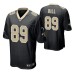 Men New Orleans Saints #89 Josh Hill Black Nike Game Jersey