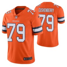 Men Denver Broncos Lloyd Cushenberry III 2020 NFL Draft Orange Color Rush Limited Jersey