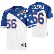 1994 Pro Bowl Minnesota Vikings #56 Chris Doleman White Blue NFC Authentic Jersey