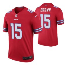 Buffalo Bills John Brown Men Red Color Rush Legend Jersey