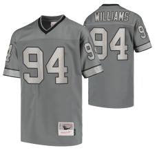 Youth Mario Williams Buffalo Bills Retired Player Charcoal Metal Replica Jersey