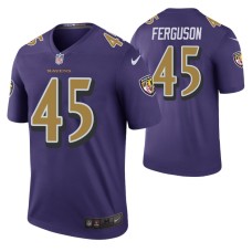 Jaylon Ferguson Baltimore Ravens Purple 2019 NFL Draft Color Rush Legend Jersey