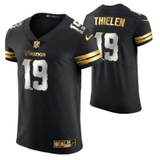 Minnesota Vikings Adam Thielen #19 Golden Edition Black Vapor Elite Jersey