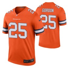 Melvin Gordon Denver Broncos Orange Color Rush Legend Jersey