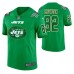 Men New York Jets Jamison Crowder Kelly Green St. Patrick Day Jersey