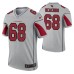 Men #68 Kelvin Beachum Arizona Cardinals Silver Inverted Legend Jersey