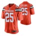 Men Cleveland Browns #25 Dontrell Hilliard Orange Nike Game Jersey