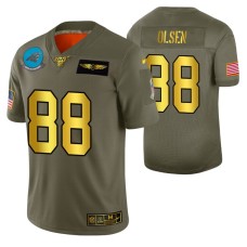 NFL 100th Season Carolina Panthers Greg Olsen Men 2019 Salute to Service Jersey