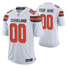 Browns Custom 2020 NFL Draft White Jersey Vapor Limited