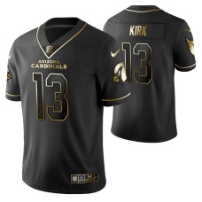 Men Arizona Cardinals Christian Kirk Black Golden Edition Vapor Untouchable Limited Jersey