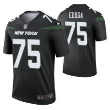 Chuma Edoga New York Jets Black 2019 NFL Draft Color Rush Legend Jersey