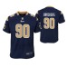 Youth Los Angeles Rams #90 Michael Brockers Navy Nike Team Color Game Jersey