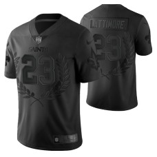 New Orleans Saints #23 Marshon Lattimore limited edition Black collection Jersey