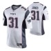 Men New England Patriots #31 Jonathan Jones White Nike Game Jersey