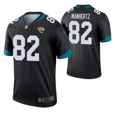 Chris Manhertz #82 Jacksonville Jaguars Black Legend Jersey