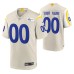 Custom Los Angeles Rams Cream Game Jersey Men