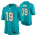 Men Miami Dolphins #19 Jakeem Grant Aqua Nike New 2018 Game Jersey