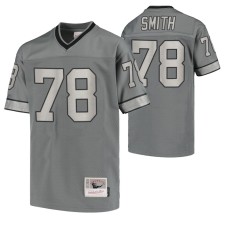 Youth Bruce Smith Buffalo Bills Retired Player Charcoal Metal Replica Jersey