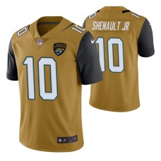 Men Jacksonville Jaguars Laviska Shenault Jr. 2020 NFL Draft Gold Color Rush Limited Jersey