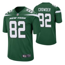 Men New York Jets #82 Jamison Crowder Nike Green Player Game Jersey