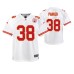 Youth Kansas City Chiefs #38 Ron Parker White Nike Team Color Game Jersey