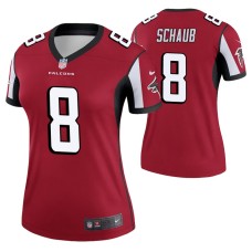 Atlanta Falcons Matt Schaub Nike Red Legend Jersey