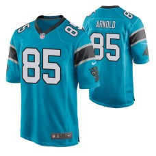 Carolina Panthers #85 Dan Arnold Blue Game Jersey