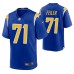 Los Angeles Chargers #71 Matt Feiler Royal Game Jersey