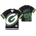 Green Bay Packers #91 Preston Smith Big Face Black Jersey