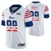 Los Angeles Rams Aaron Donald White Independence Day Vapor Limited Jersey