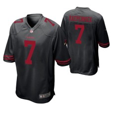 San Francisco 49ers Colin Kaepernick Game #7 Black Jersey