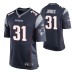 Men New England Patriots #31 Jonathan Jones Navy Nike Game Jersey