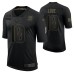 Green Bay Packers #10 Jordan Love Black 2020 Salute To Service Limited Jersey