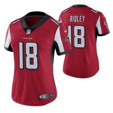 Women Atlanta Falcons #18 Calvin Ridley Red Nike Game Jersey