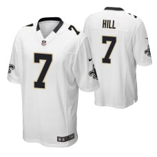 Men New Orleans Saints #7 Taysom Hill White Nike Game Jersey