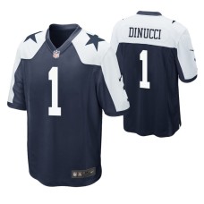 Dallas Cowboys Ben DiNucci Alternate Game #1 Navy Jersey