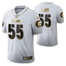 Green Bay Packers Za'Darius Smith 100th Season Jersey White Vapor Limitd Golden Edition