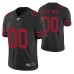 Men San Francisco 49ers Custom Black 100th Season Vapor Limited Jersey