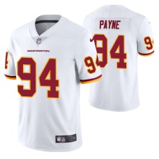 Da'ron Payne #94 Vapor Limited White Washington Football Team Jersey