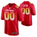 Men AFC New England Patriots Custom 2019 Pro Bowl Nike Game Jersey Red