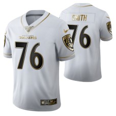 Baltimore Ravens Andre Smith 100th Season Jersey White Vapor Limited Golden Edition