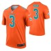 Men Josh Rosen Miami Dolphins Jersey Orange Inverted Legend Edition