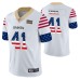 New Orleans Saints Alvin Kamara White Independence Day Vapor Limited Jersey