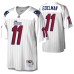 Men New England Patriots Julian Edelman Legacy Replica White Jersey