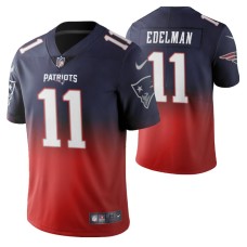 New England Patriots Julian Edelman Men Navy Color Crash Gradient Jersey