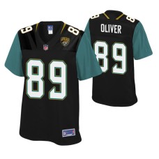 Jacksonville Jaguars Josh Oliver Black Pro Line Player Jersey