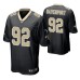 Men New Orleans Saints #92 Marcus Davenport Black Nike Game Jersey