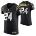 Men Los Angeles Chargers Nasir Adderley Golden Edition Black Elite Jersey